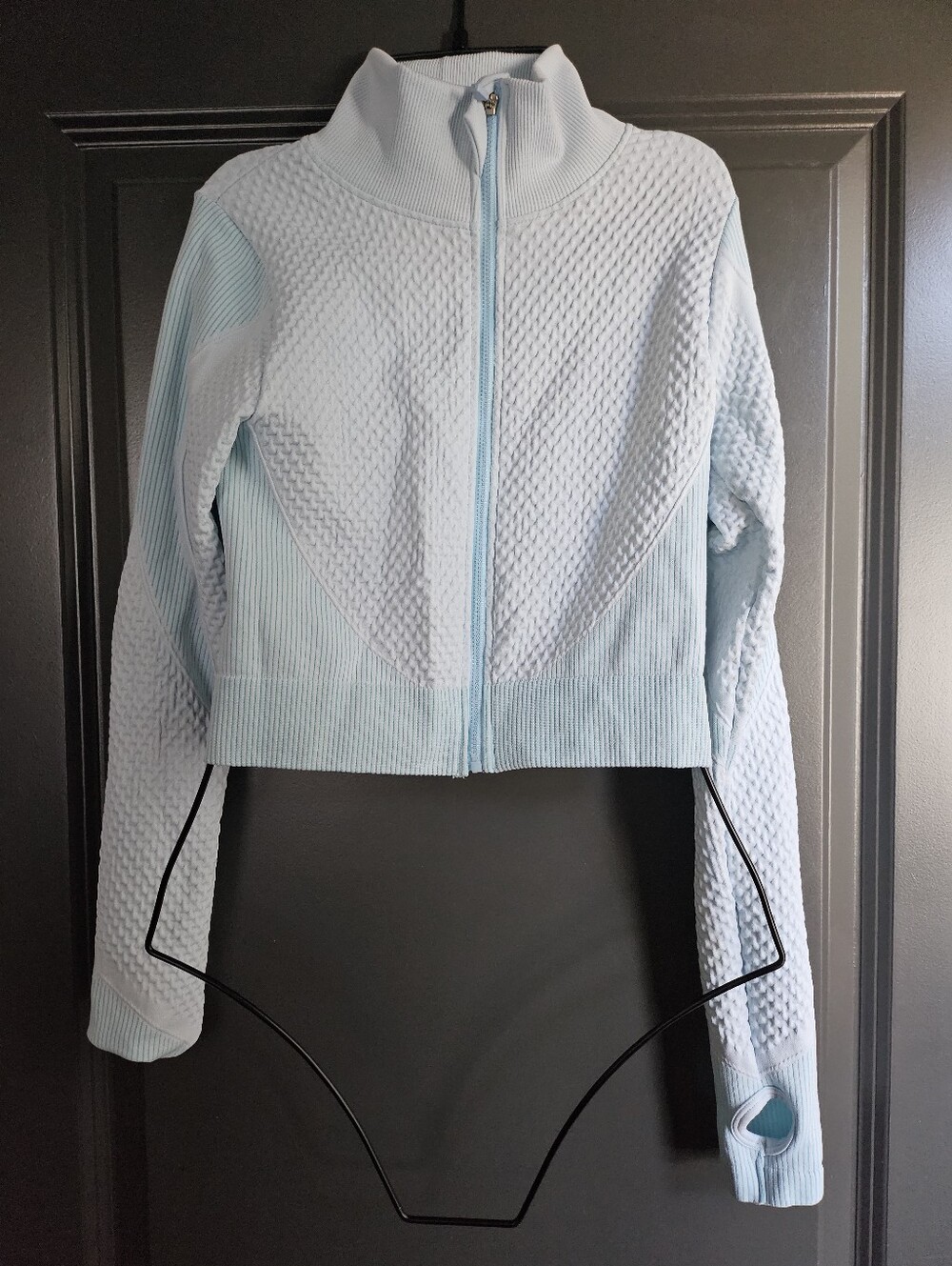 Blue Crop Jacket